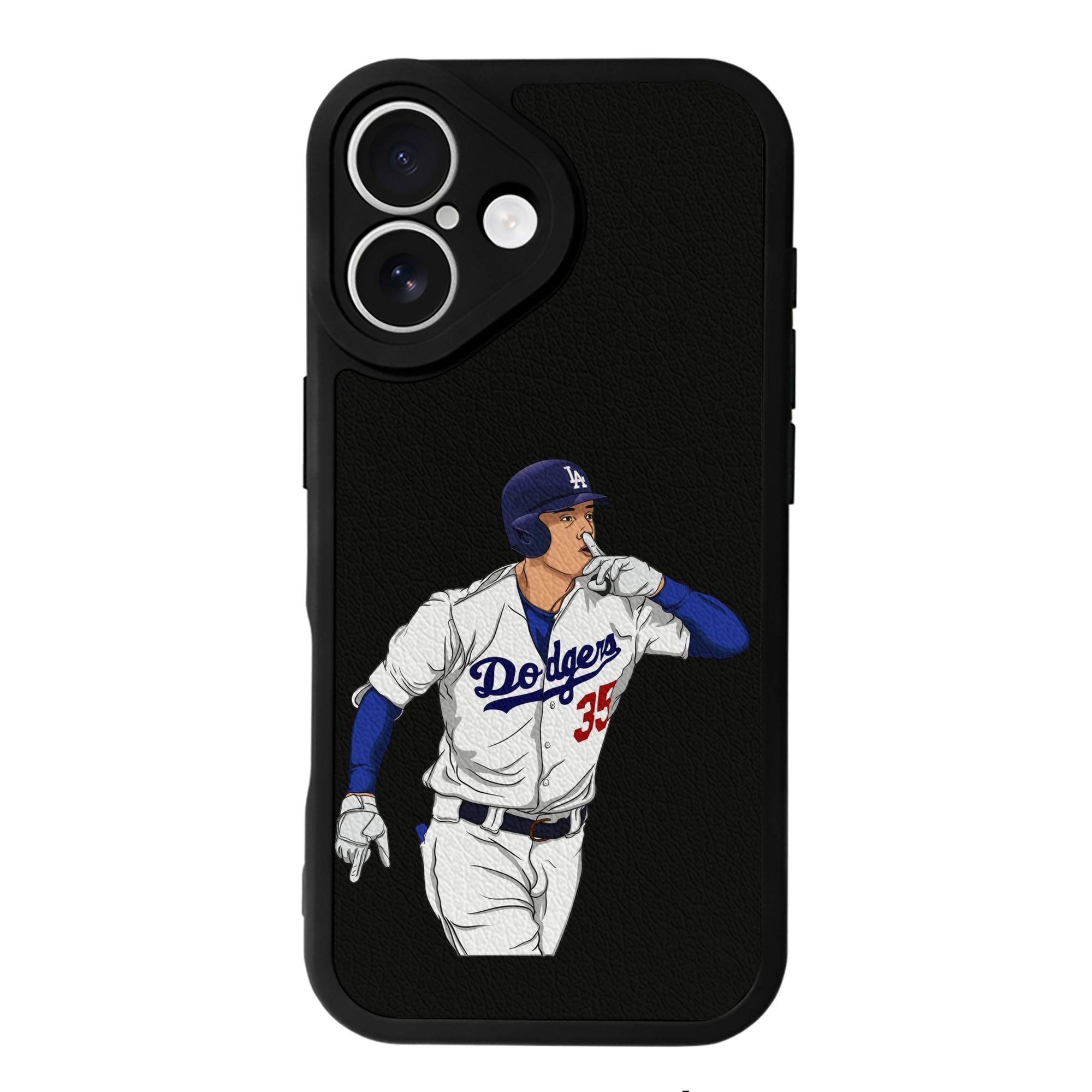  IPhone 16 Silicone Leather Case – UV Print, Lambskin Texture – Perfect Fit, Wireless Charging Compatible, Scratch Resistant, Precise Cutouts – Stylish Protection For IPhone 16